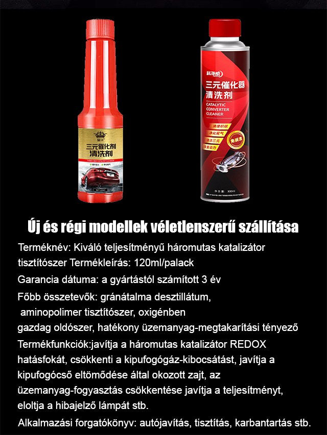 Legfelsőbb hatékony háromutas katalizátor tisztító
