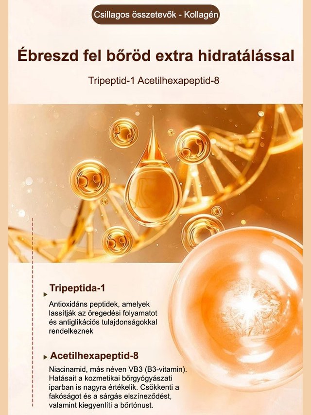 Arany Újraépített Kollagén Ránctalanító Krém