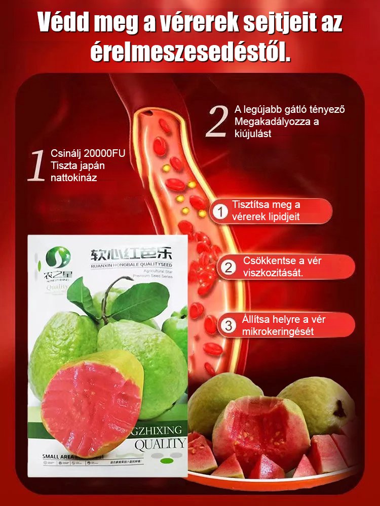 【Lágy és édes】Vörös szív guava magok