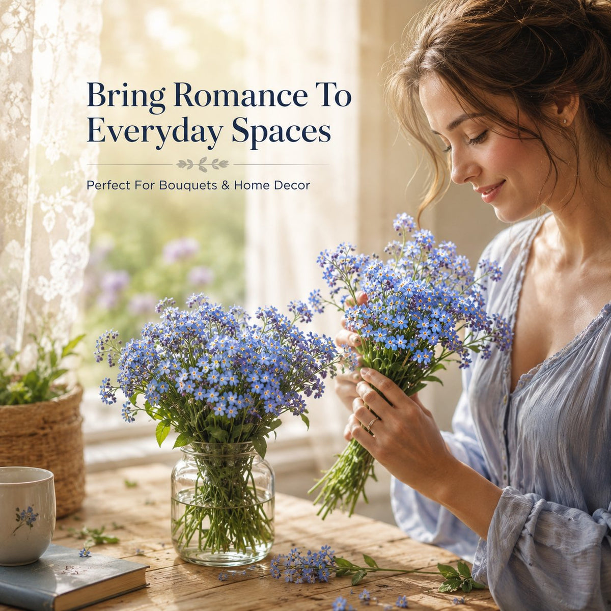 Blue Memory Nefelejcs magok – Minőségileg ellenőrzött Cottage Garden Blooms 🌿💙