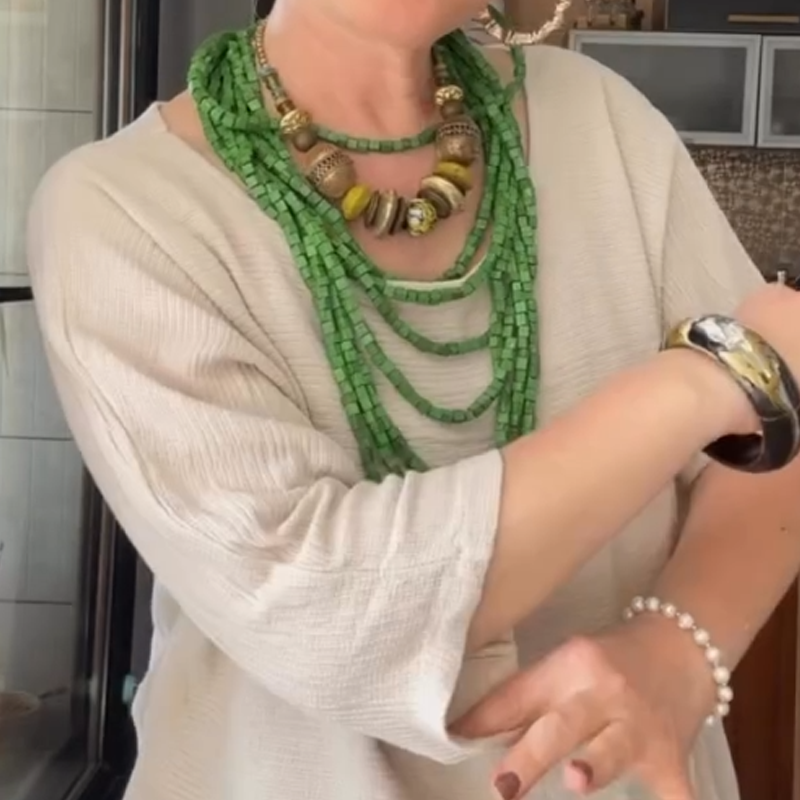 【S-5XL】👗Egyszínű hosszú szoknya szett